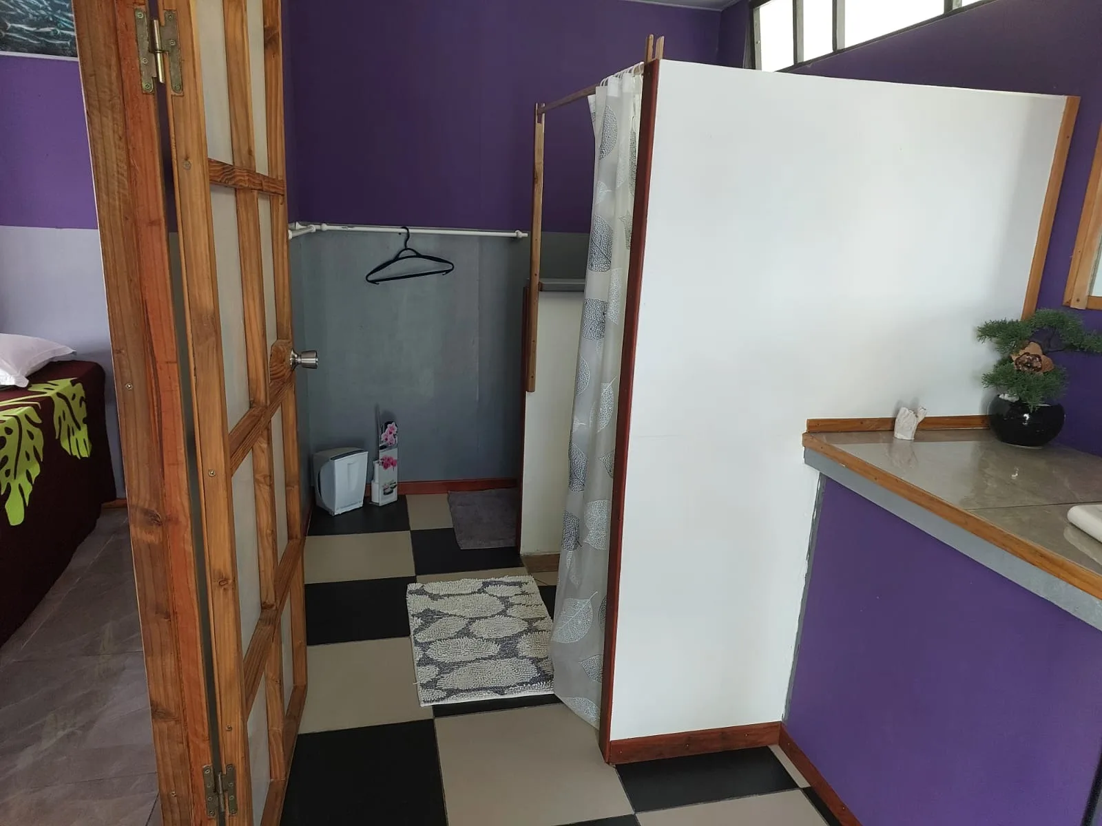 Korori, la douche